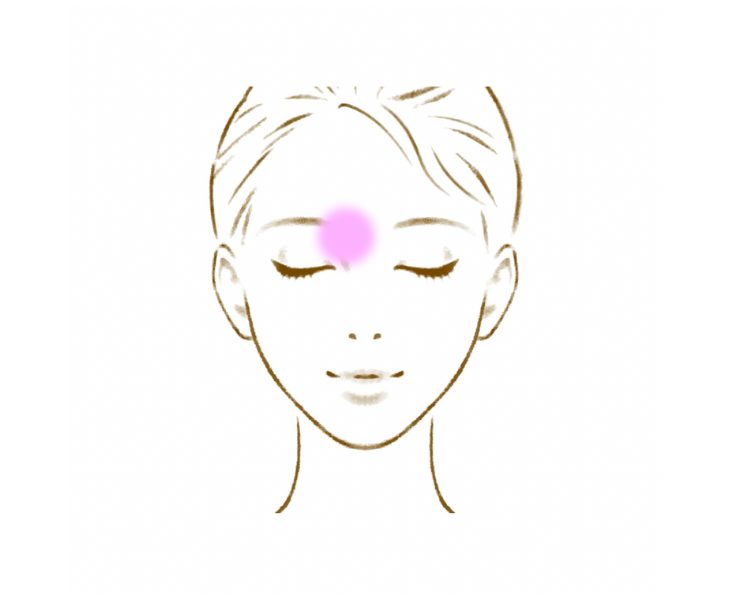 刈谷市で顔のたるみに対して施術をしている画像。