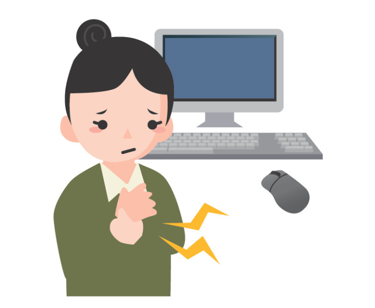 腱鞘炎についての画像